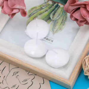 16Pcs Unscented Floating Disc Candles - Perfect for Valentine's Day, Weddings, Home Decor & Romantic Bathtub Ambiance
