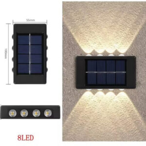 Solar LED Outdoor Light with Motion Sensor - Waterproof Solar Wall Lamp for Garden Decoration & Street Lighting