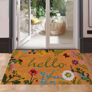 VIKAMA Non-Slip Entry Rug | Stylish & Durable Welcome Mat - Machine Washable for Indoor/Outdoor Use