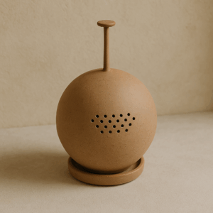 Oregano Diffusion Sphere, a spherical diffuser with a textured surface, shown against a neutral background.