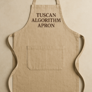 Tuscan Algorithm Apron displayed against a neutral background