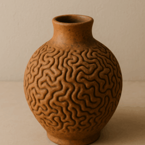 Terracotta Neural Vase